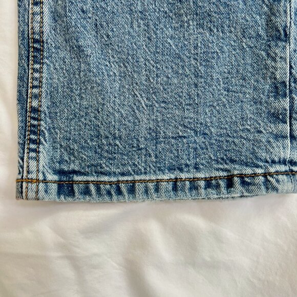 Anthropologie Pilcro Yaya Kick Flare Medium Vintage Wash Jeans sz 28P - Picture 11 of 14